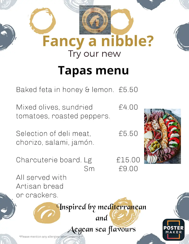 Menu_The Porky Pint_Billingham_image_2