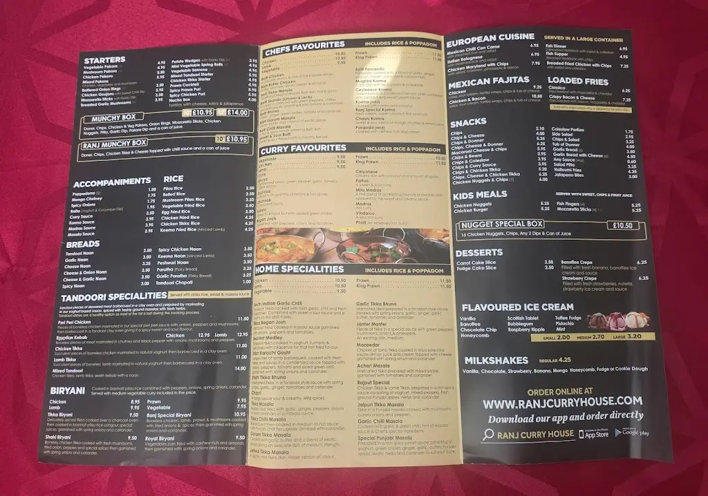 Menu_Ranj Curry House_Brechin_image_1