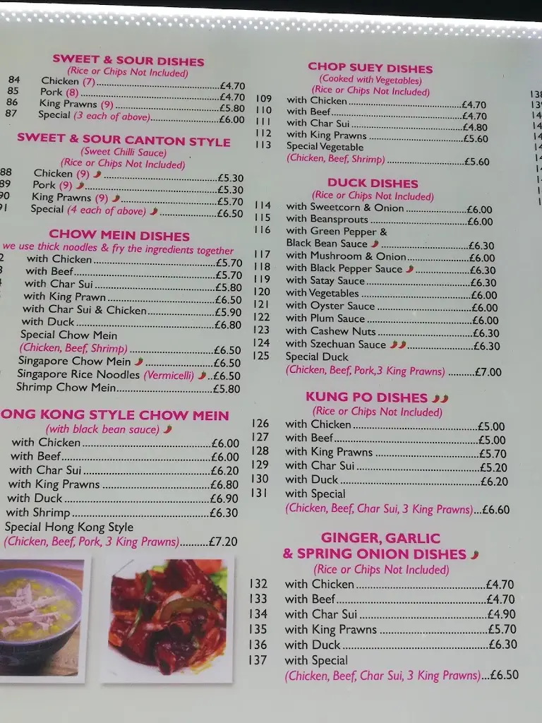 Menu_The New Diamond_Brechin_image_4