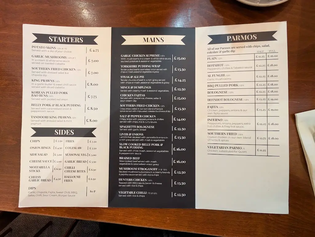 Menu_The Merlin Billingham_Billingham_image_4