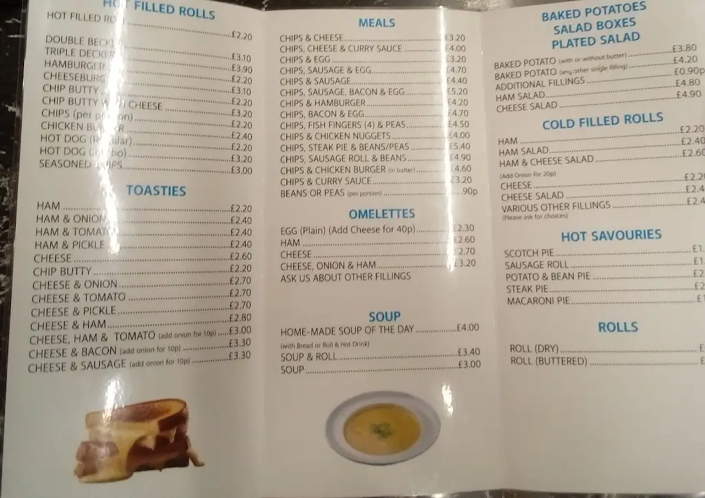 Menu_Cook's Cafe_Buckhaven_image_1