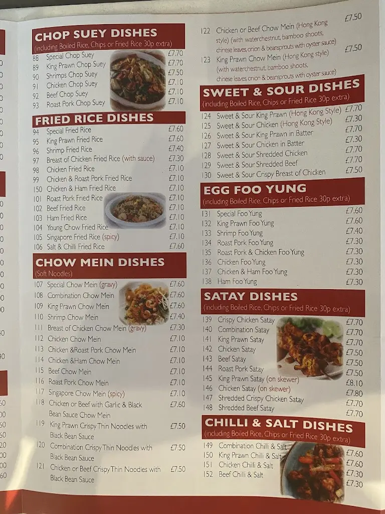 Menü_The New Wok Cuisine_Bishopbriggs_Bild_2