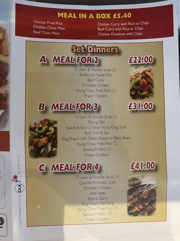 Menü_The New Wok Cuisine_Bishopbriggs_Bild_3