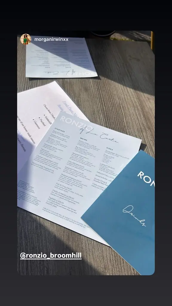 Menu_Ronzio Restaurant & Bar Broomhill_Bishopbriggs_image_2