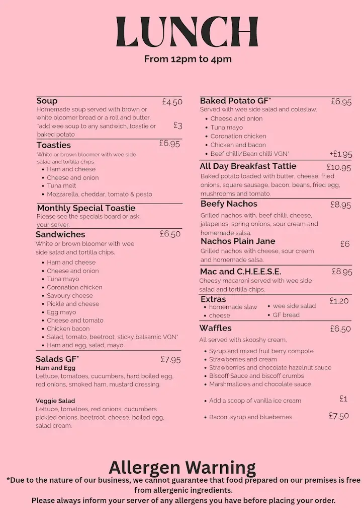 Menu_Paul and Maci's_Bishopbriggs_image_2