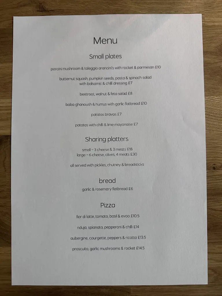 Menu_One One Four_Burntisland_image_2