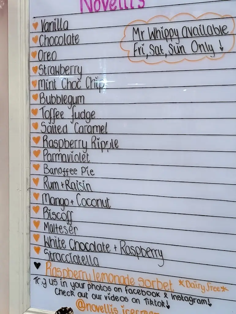 Menu_Novelli's_Burntisland_image_4