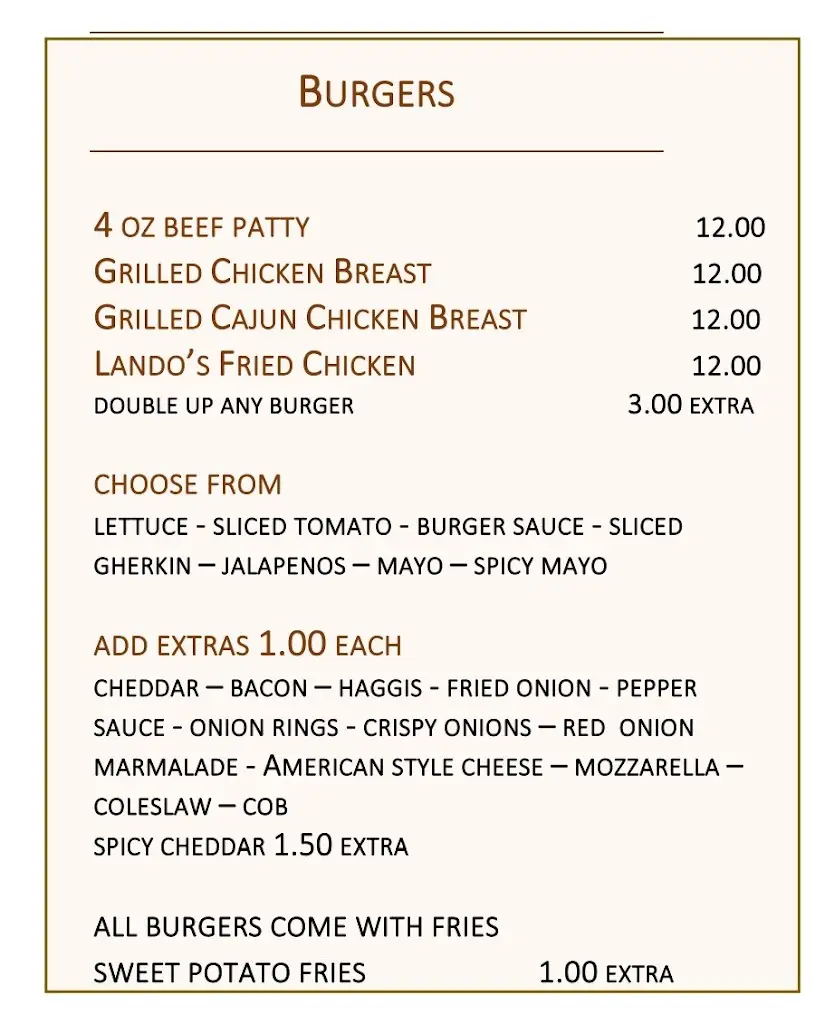 Menu_Landos Restaurant_Cairnryan_image_3