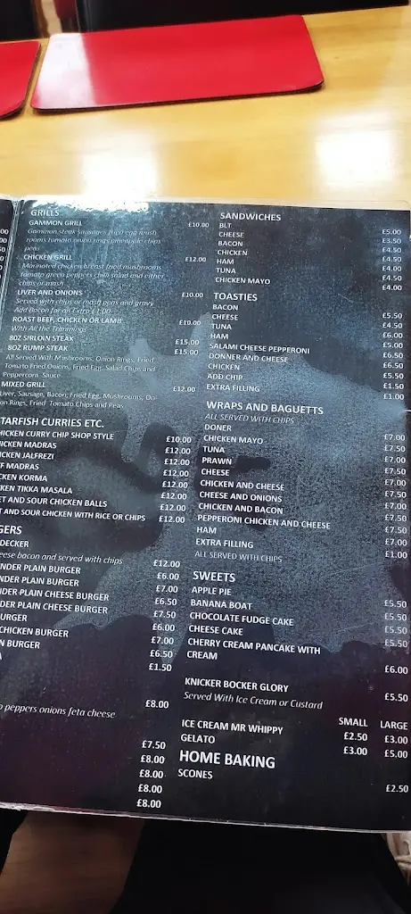 Menu_Starfish Restaurant_Cairnryan_image_3