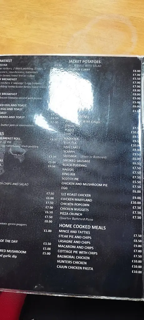 Menu_Starfish Restaurant_Cairnryan_image_4