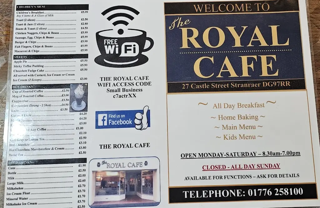 Stuart Greig_The Royal Cafe_Cairnryan_review