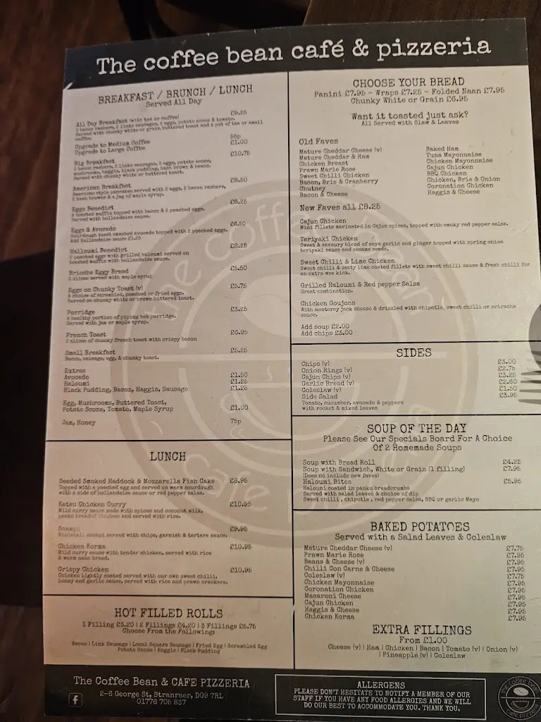 Martin Rayner_The Coffee Bean @Café Pizzeria_Cairnryan_review