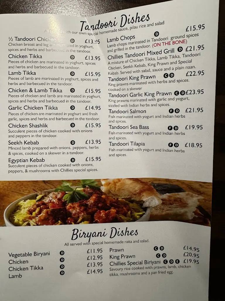 Menu_Chillies of Carnoustie_Carnoustie_image_1