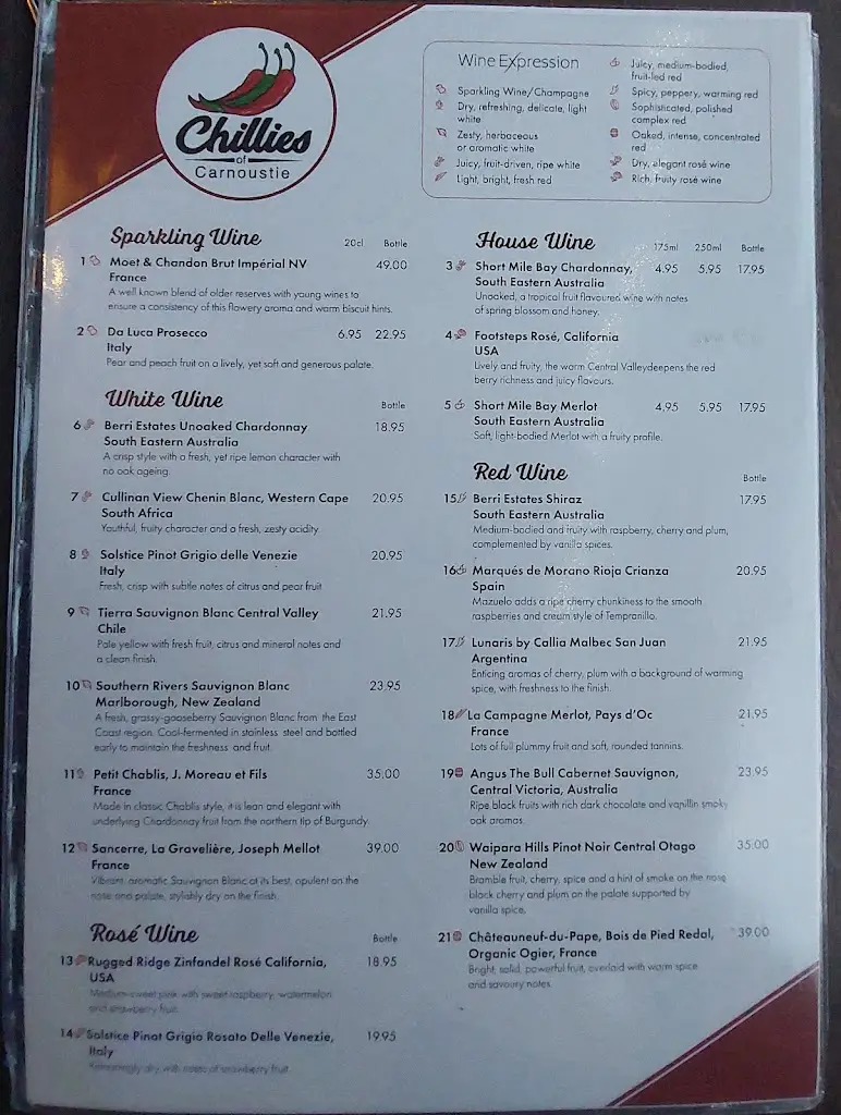 Menu_Chillies of Carnoustie_Carnoustie_image_3