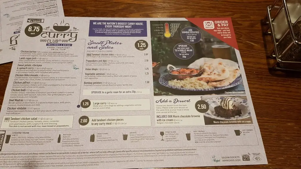 Menu_The Half Moon Inn - JD Wetherspoon_Billingham_image_4