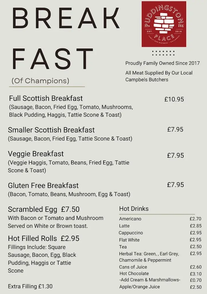 Menu_Puddingstone Place_Callander_imagen_1