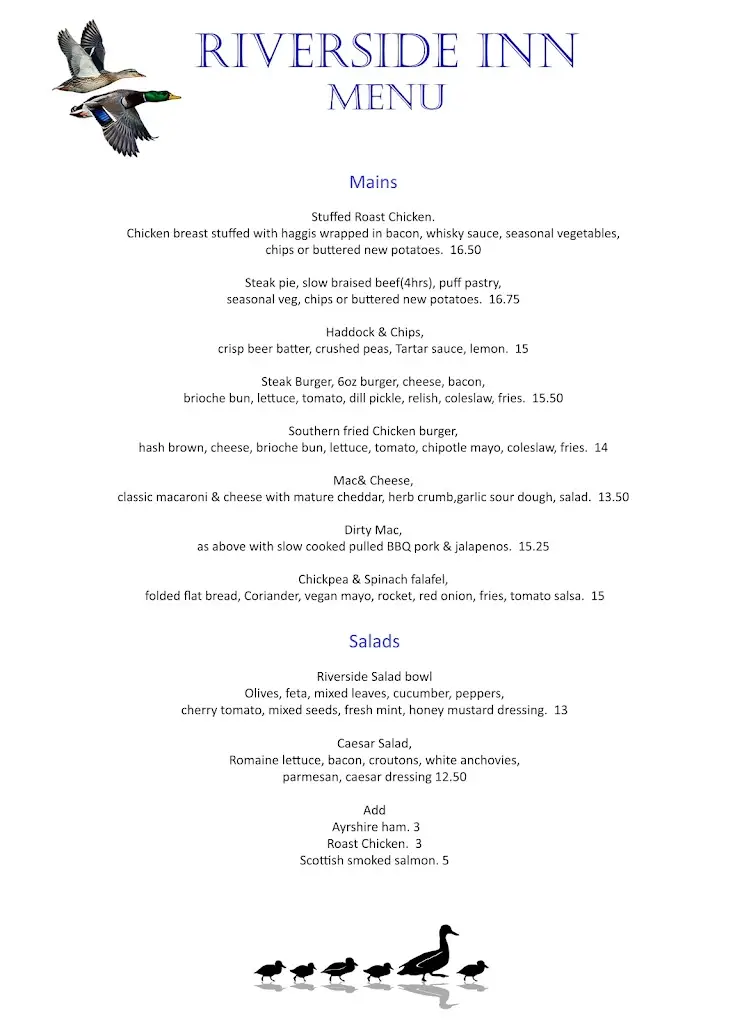 Menu_The Riverside Inn_Callander_image_2