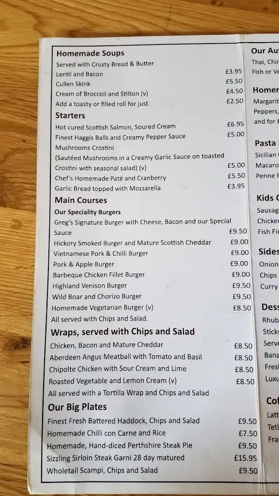 Menu_The Back Bar, Callander UK_Callander_image_2