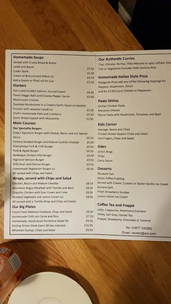 Menu_The Back Bar, Callander UK_Callander_image_3