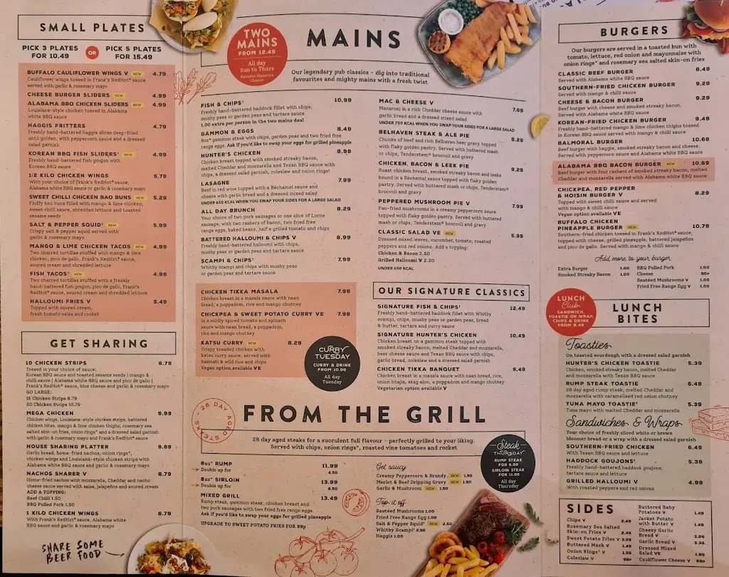 Menu_The Waverley_Callander_immagine_1