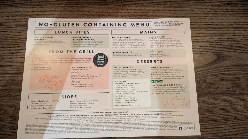 Menu_The Waverley_Callander_immagine_2