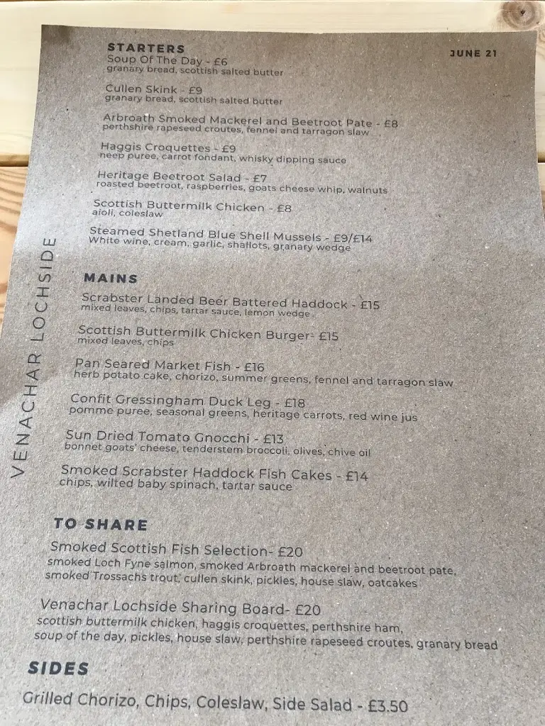 Menu_Venachar Lochside Restaurant, Sauna & Weddings_Callander_image_2