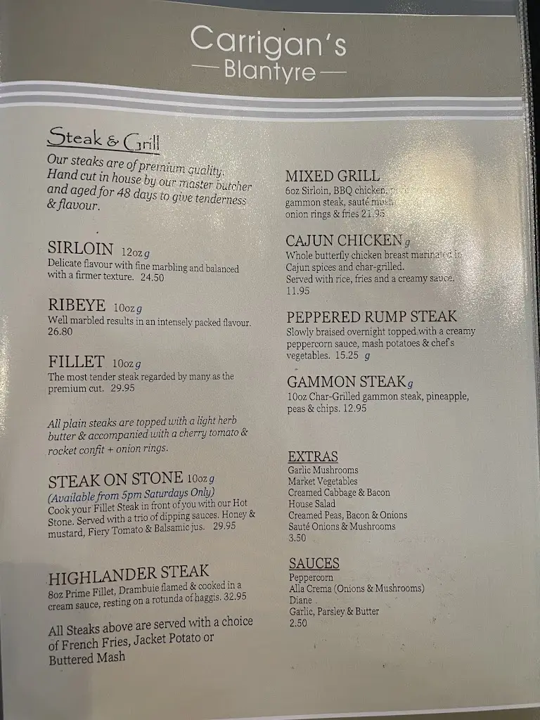 Menu_Carrigan's Blantyre_Blantyre_image_3