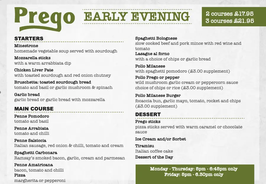 Menu_Prego Restaurant Carluke_Carluke_image_2