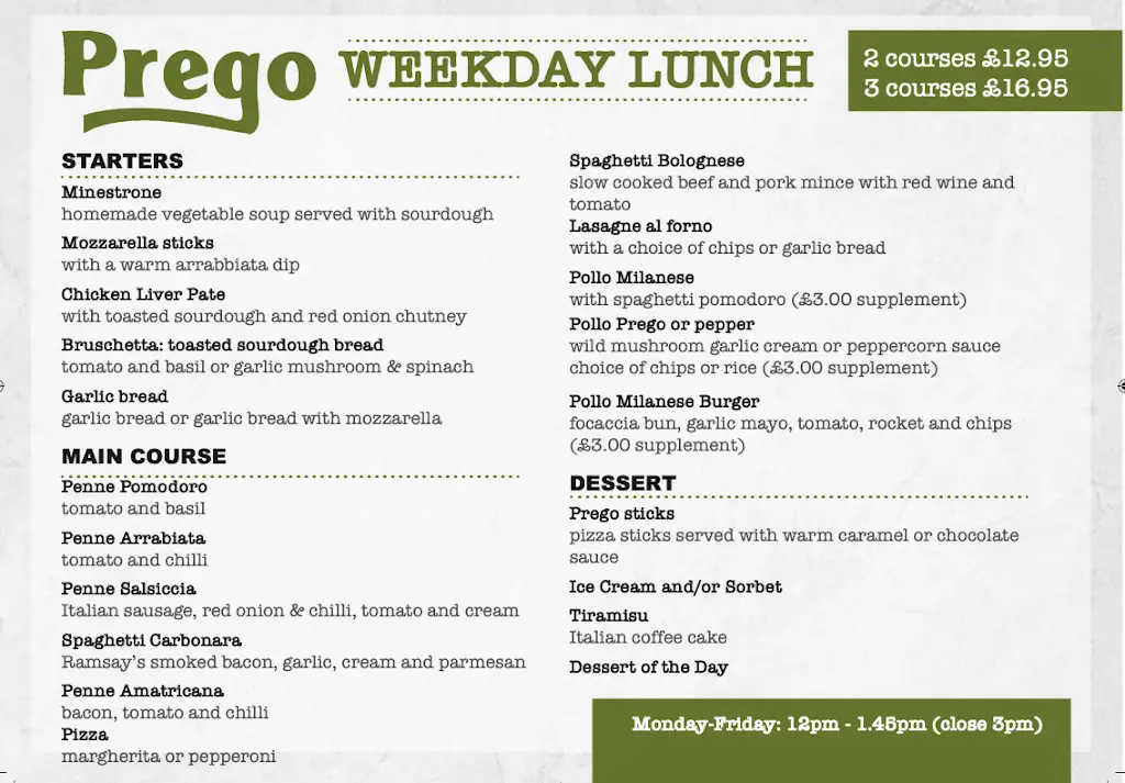 Menu_Prego Restaurant Carluke_Carluke_image_3