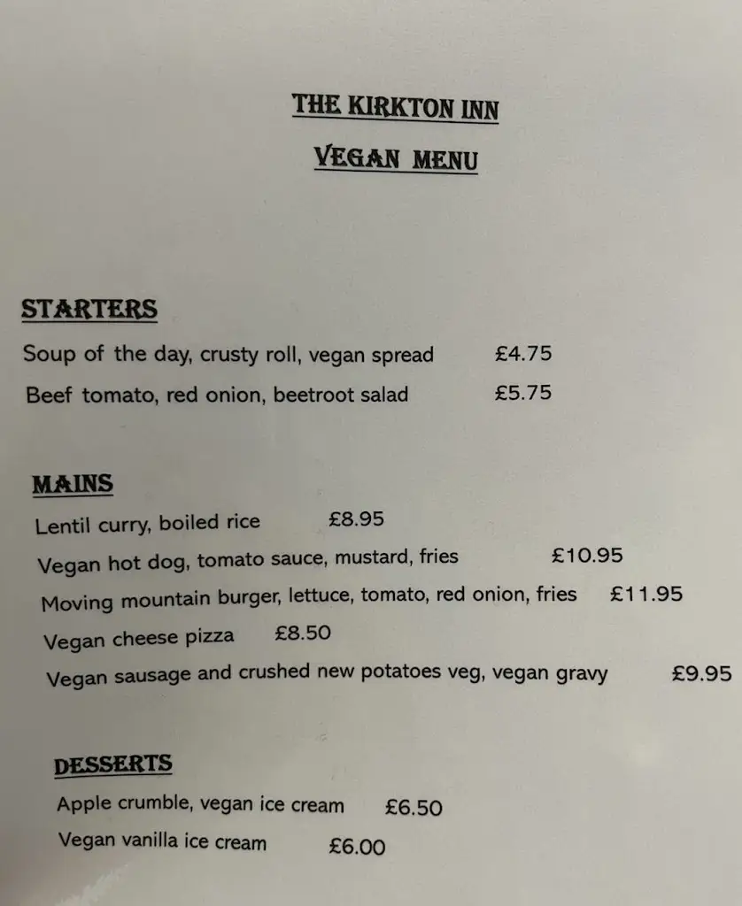 Menu_The Kirkton Inn - Carluke_Carluke_image_3
