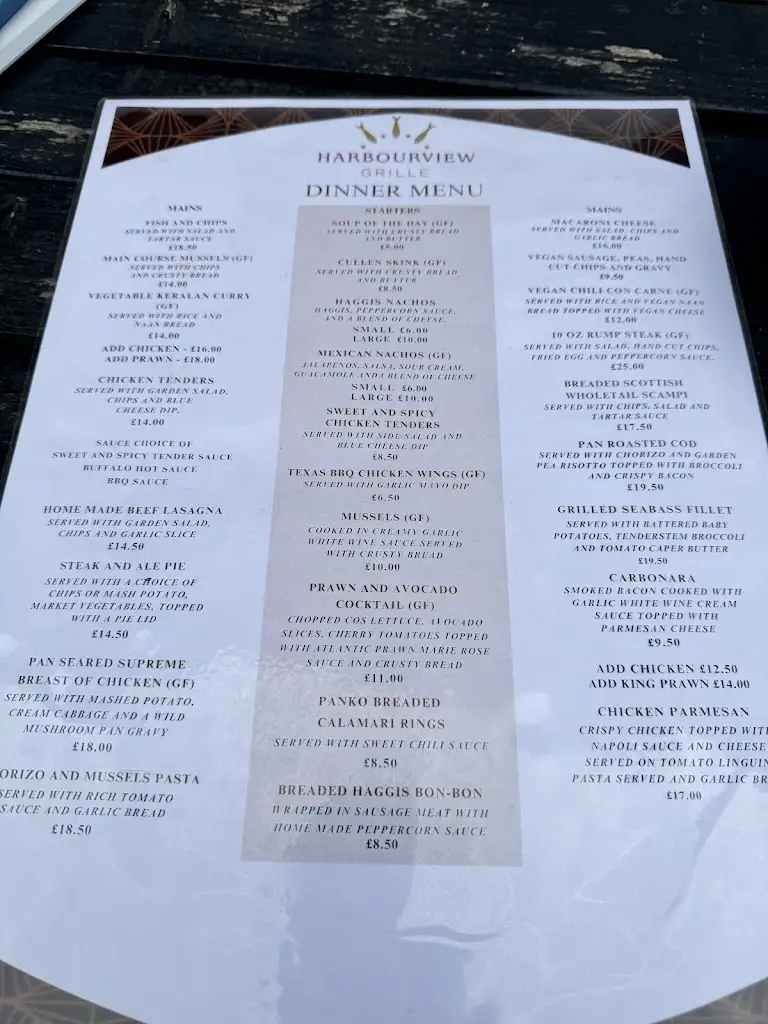 Menu_The Black Sheep Pub_Campbeltown_image_1