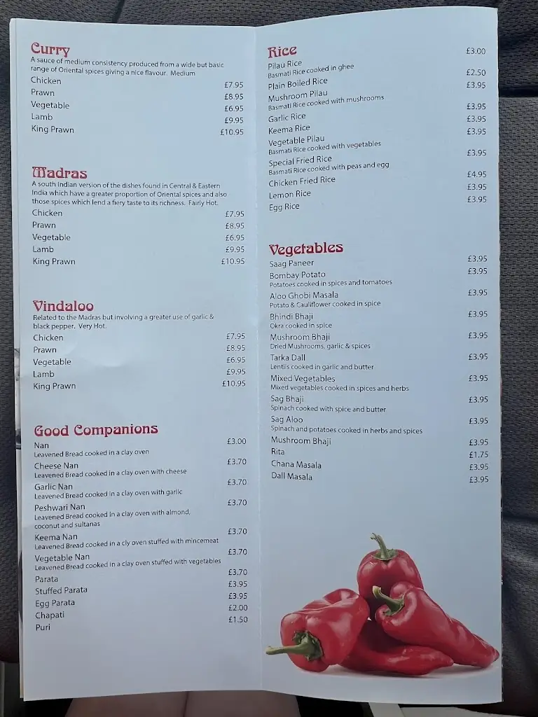 Menu_Bangladesh Tandoori_Campbeltown_image_1