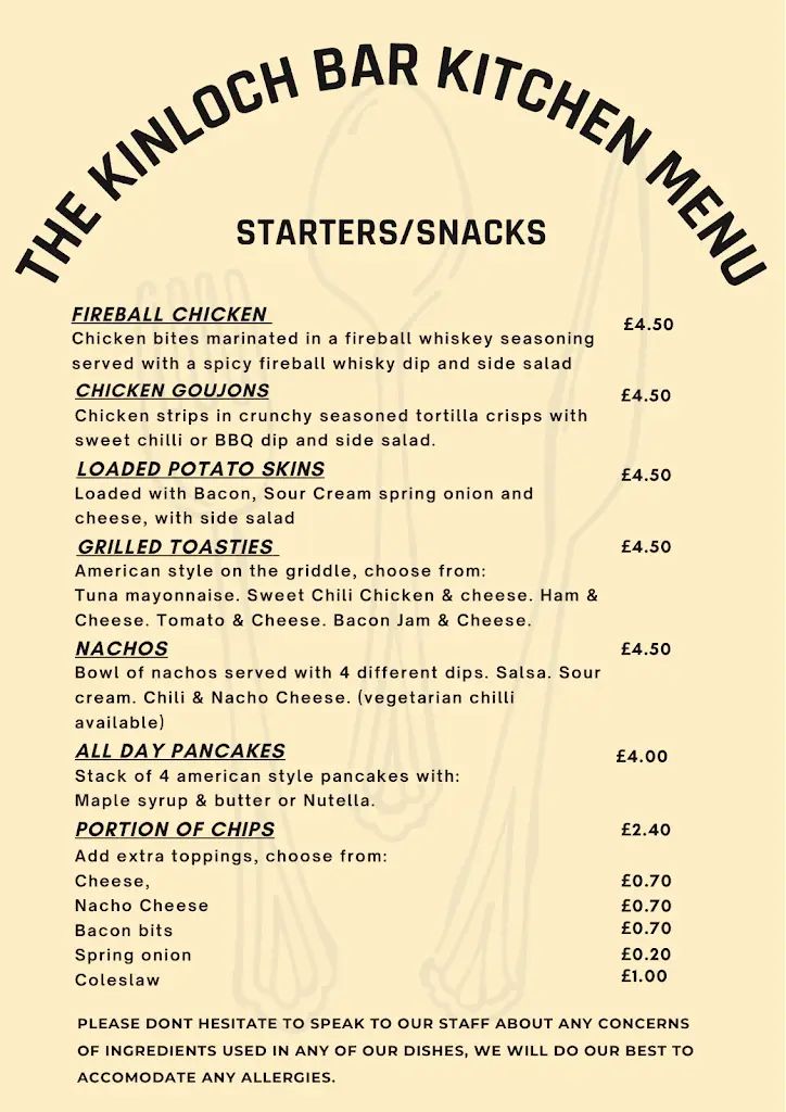 Menu_The Kinloch Bar_Campbeltown_image_2