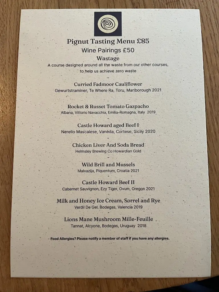 Menu_Pignut & The Hare_Bilsdale_image_2