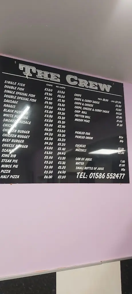 Menu_The Crew Fish & Chips_Campbeltown_image_4