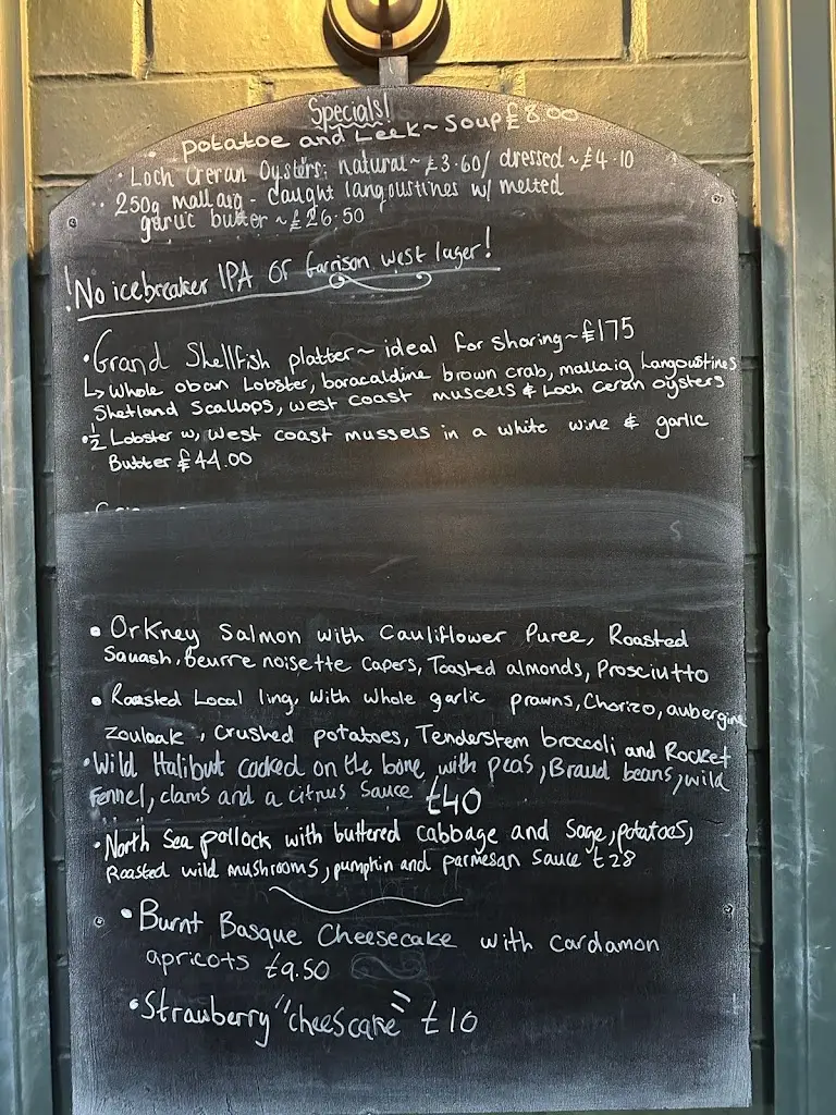 Menu_Crannog at Garrison West_Caol_image_4