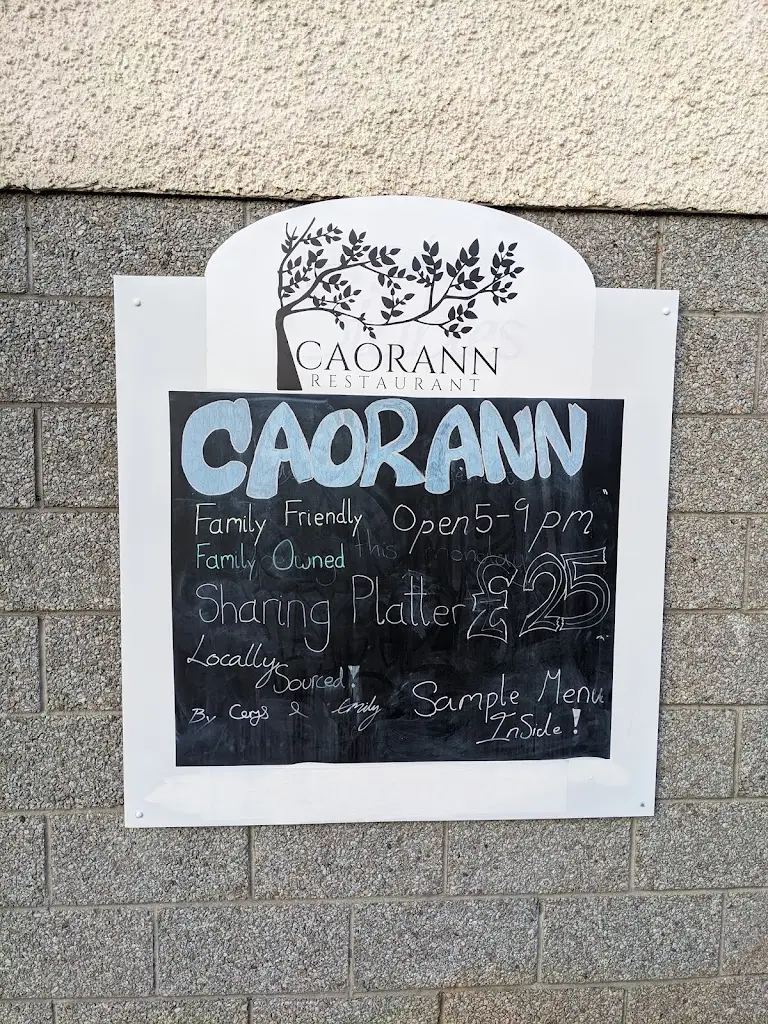 Menu_Caorann Restaurant Fort William_Caol_image_3