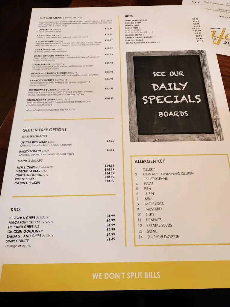 Menu_The Crofter Bar and Restaurant_Caol_immagine_3