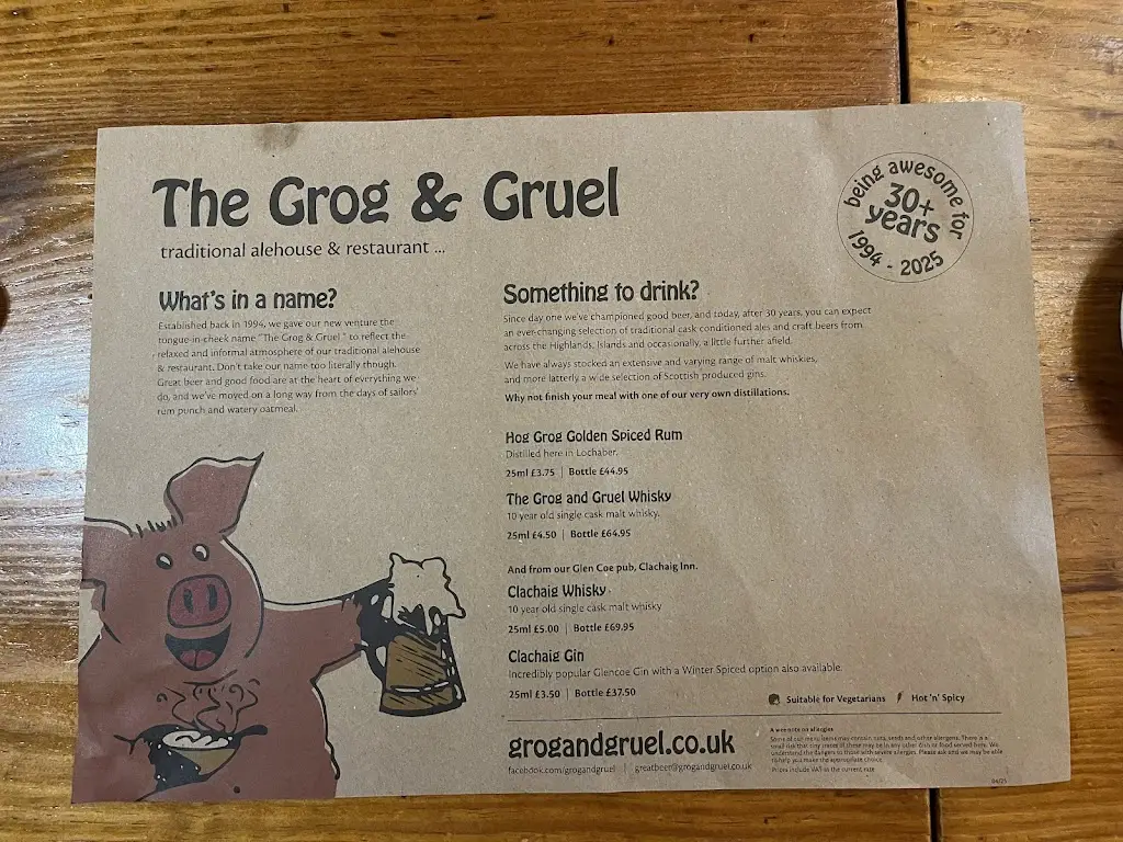 Menu_The Grog & Gruel_Caol_image_1
