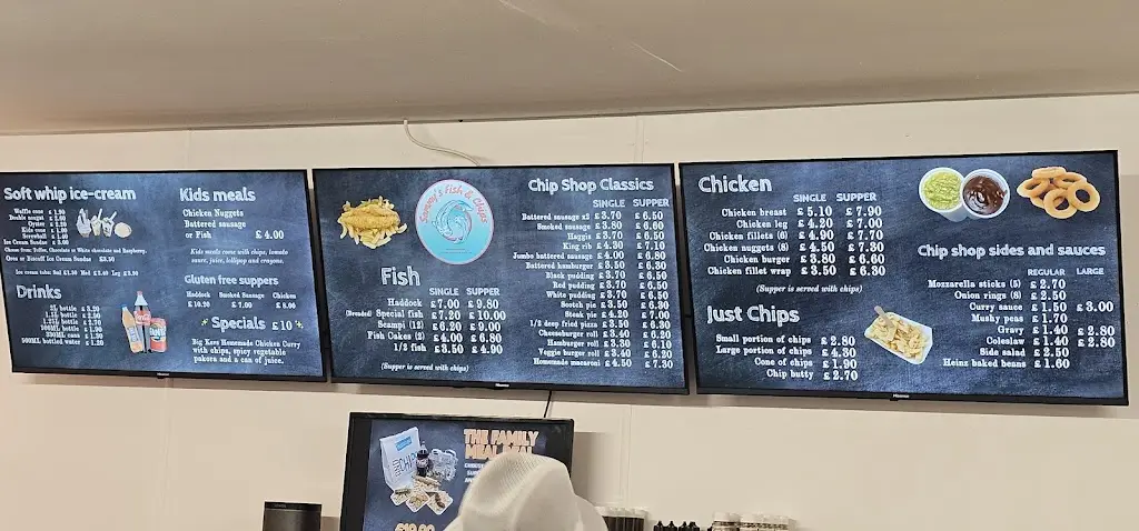 Menu_Sammy's Fish & Chip Shop_Caol_image_2