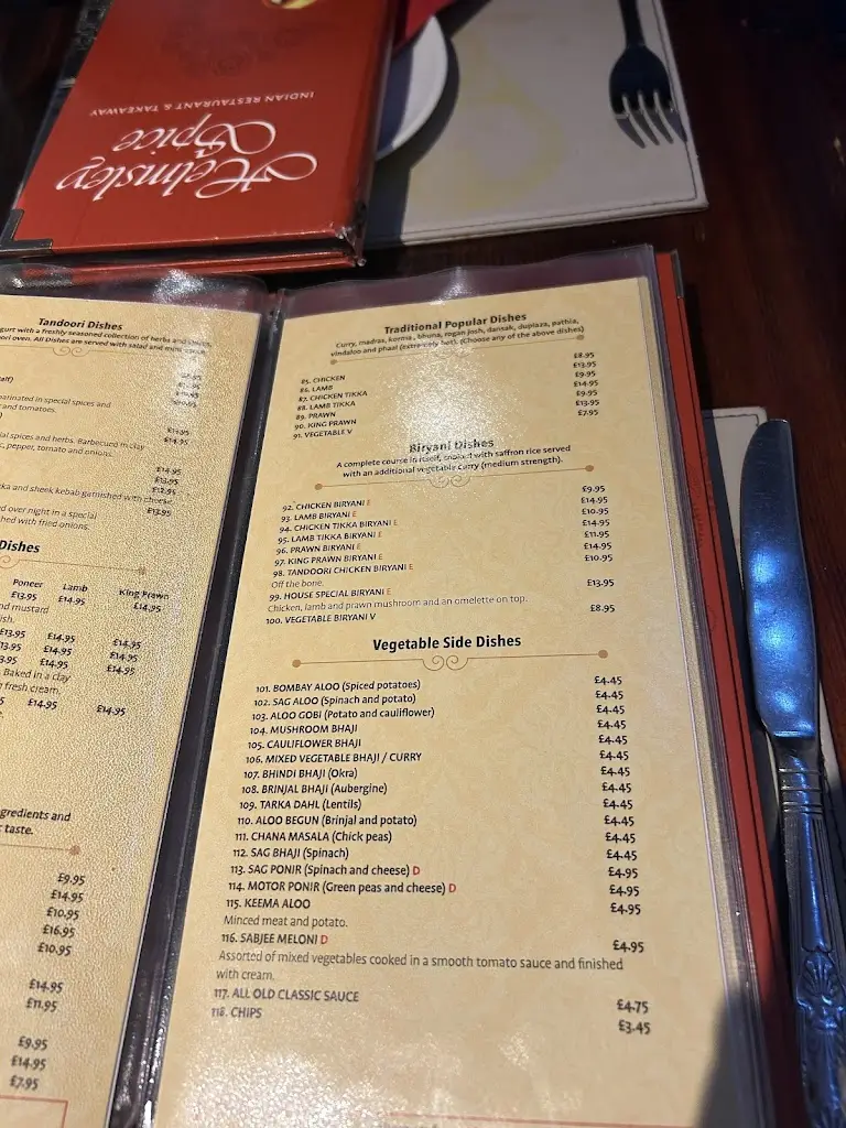 Menu_Spice 4u Helmsley_Bilsdale_imagen_2