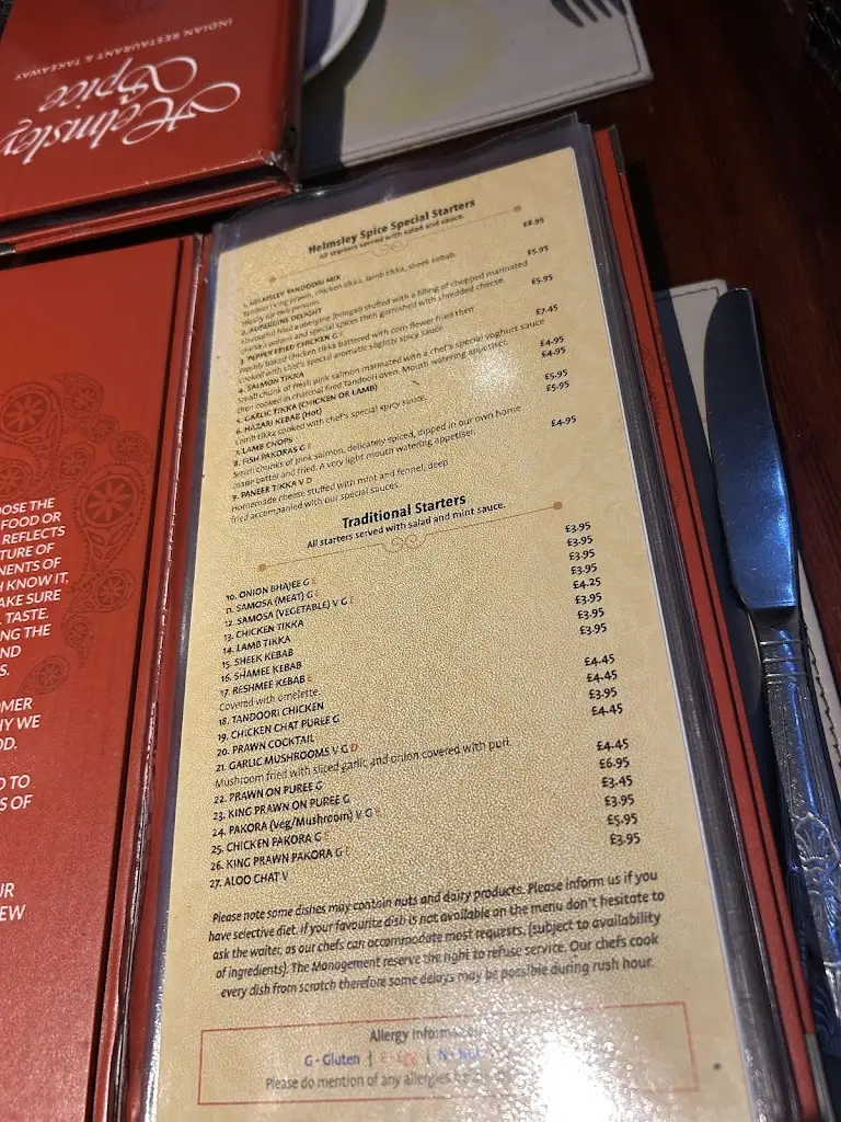 Menu_Spice 4u Helmsley_Bilsdale_imagen_3
