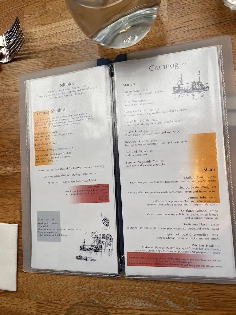 Menu_Crannog Seafood Restaurant_Caol_image_2