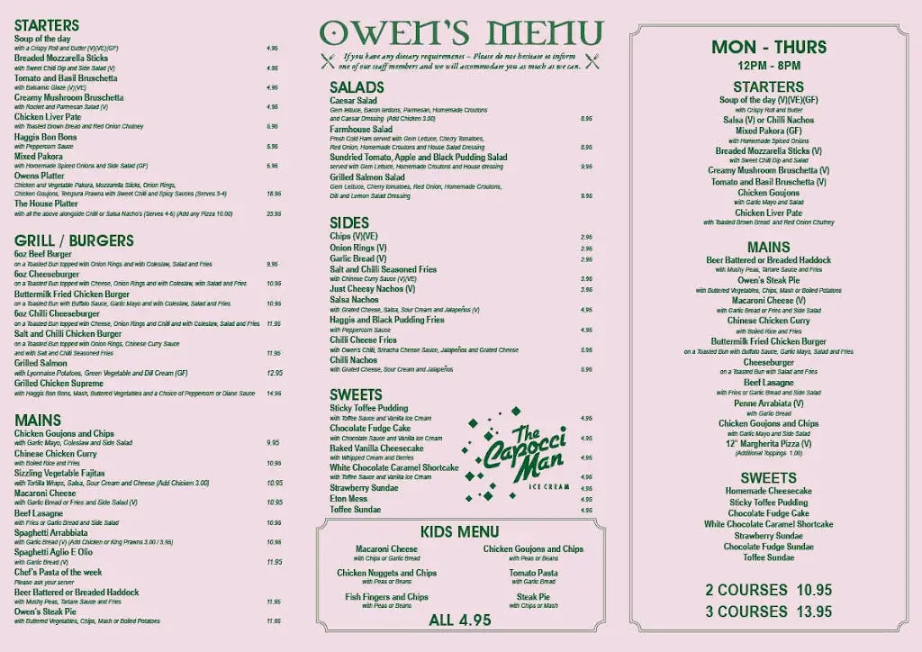 Menu_Owen's_Coatbridge_image_2