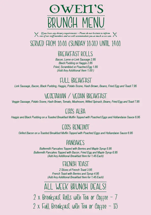 Menu_Owen's_Coatbridge_image_3