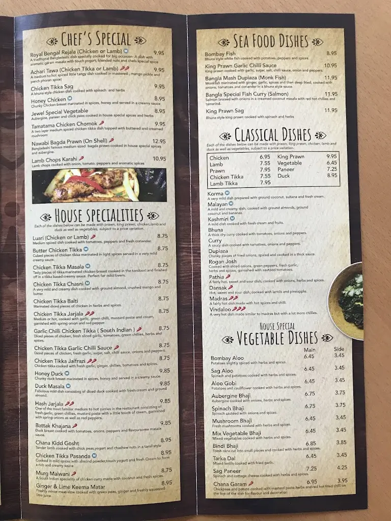 Menu_The Jewel In The Crown_Castle Douglas_image_1