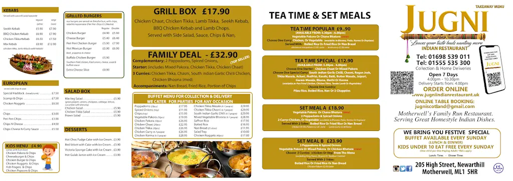 Menu_Jugni Indian Cuisine Restaurant_Carfin_immagine_2