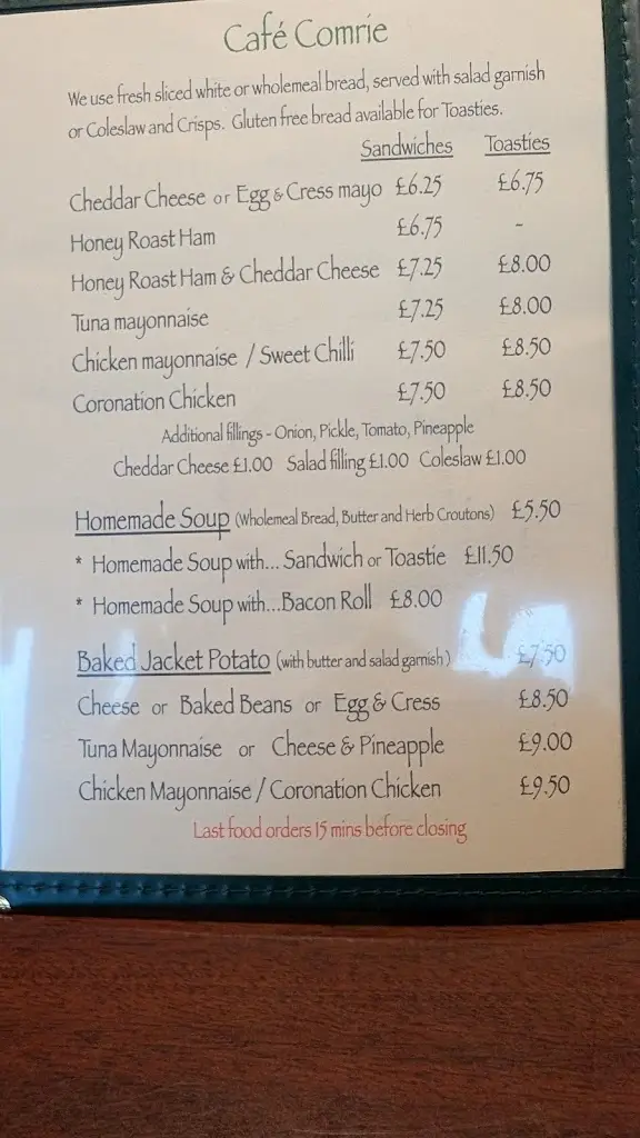 Menu_Cafe Comrie_Comrie_image_1