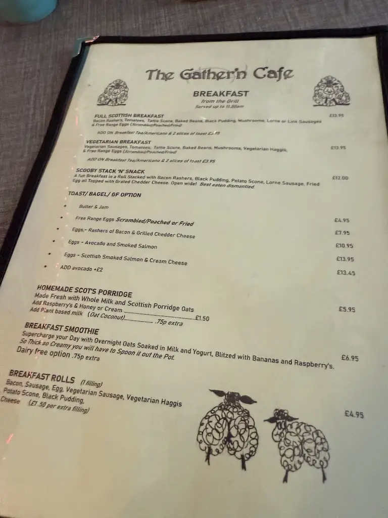 Menu_The Gather’n Café_Charlestown of Aberlour_image_2