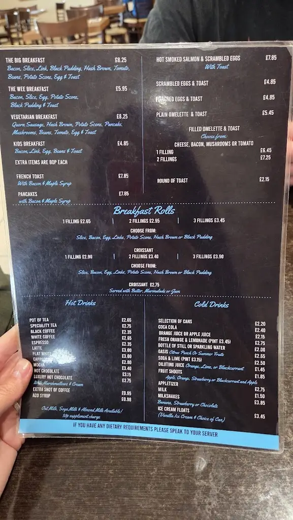 Menu_The Waterfront At Coyle Water Fishery - Restaurant and Cafe Ayrshire_Coylton_image_2